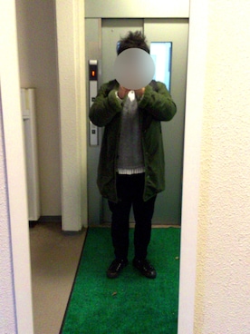 「 FilMelange」｜ビックバンベイダーさん（メンズ・176cm）の冬コーディネート