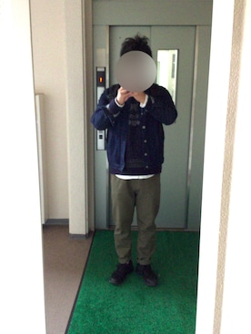 「weac.（ウィークス）のアイテム（ジャケット/アウター）」を使った、ビックバンベイダーさん（メンズ・176cm）の春コーディネート