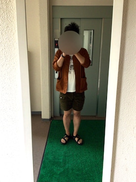 「weac.（ウィークス）のアイテム（ジャケット/アウター）」を使った、ビックバンベイダーさん（メンズ・176cm）の夏コーディネート
