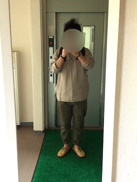 「MOJITO（モヒート）のアイテム」を使った、ビックバンベイダーさん（メンズ・176cm）の秋コーディネート