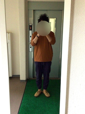 「リバーシブルTシャツ」｜ビックバンベイダーさん（メンズ・176cm）の秋コーディネート
