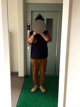 「リバーシブルTシャツ」｜ビックバンベイダーさん（メンズ・176cm）の秋コーディネート