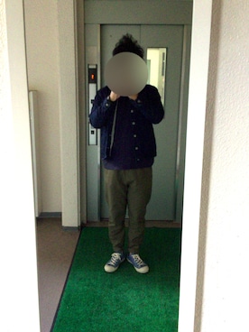 「weac.（ウィークス）のアイテム（ジャケット/アウター）」を使った、ビックバンベイダーさん（メンズ・176cm）の秋コーディネート
