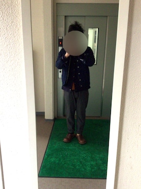 「weac.（ウィークス）のアイテム（ジャケット/アウター）」を使った、ビックバンベイダーさん（メンズ・176cm）の秋コーディネート