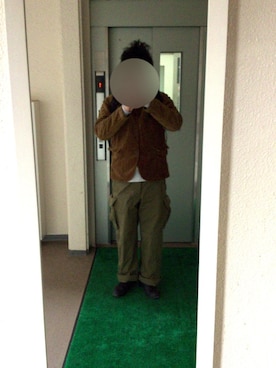 「WORKERS（ワーカーズ）のアイテム」を使った、ビックバンベイダーさん（メンズ・176cm）の冬コーディネート