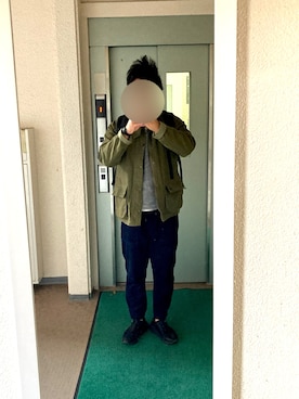 「ライディングジャケット」｜ビックバンベイダーさん（メンズ・176cm）の春コーディネート