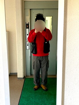 「curly」｜ビックバンベイダーさん（メンズ・176cm）の春コーディネート