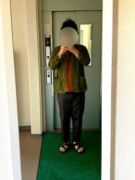 「weac.（ウィークス）のアイテム（ジャケット/アウター）」を使った、ビックバンベイダーさん（メンズ・176cm）の春コーディネート