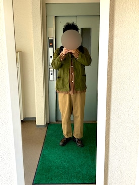 「weac.（ウィークス）のアイテム（ジャケット/アウター）」を使った、ビックバンベイダーさん（メンズ・176cm）の春コーディネート