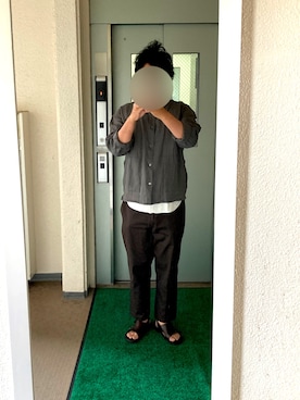 「STILL BY HAND（スティルバイハンド）のアイテム（ジャケット/アウター）」を使った、ビックバンベイダーさん（メンズ・176cm）の夏コーディネート