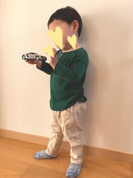 chiboさん（キッズ・90cm）の春コーディネート