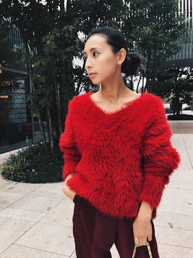 黒石奈央子さん（レディース・152cm）の秋コーディネート