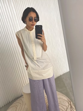 黒石奈央子さん（レディース・152cm）の夏コーディネート