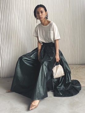 黒石奈央子さん（レディース・152cm）の夏コーディネート