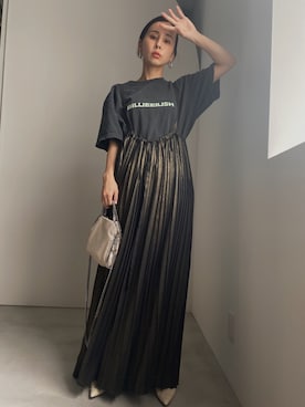 黒石奈央子さん（レディース・152cm）の夏コーディネート