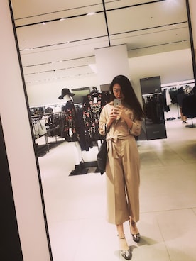 「CECIL McBEE（セシルマクビー）のアイテム（その他アウター）」を使った、YOKIさん（レディース・165cm）の秋コーディネート