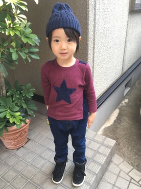 Hirotan☻*☻Riotanさん(キッズ・110cm)の秋コーディネート