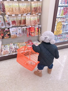 「1歳半」｜「アイテム（ニットキャップ/ビーニー）」を使った、szk_chicaさん（キッズ・70cm）の冬コーディネート