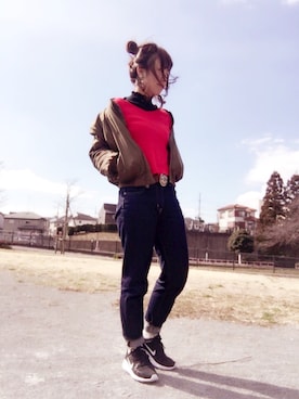 「スプリングSENSEOFPLACE」｜bibi___baさん（レディース・154cm）の春コーディネート