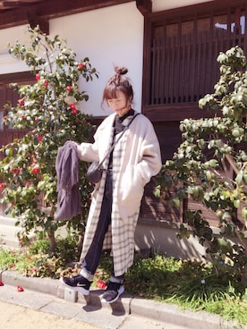 「スプリングSENSEOFPLACE」｜「アイテム（ワンピース/ドレス）」を使った、bibi___baさん（レディース・154cm）の春コーディネート