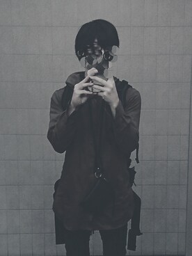 「RICK OWENS」｜「アイテム（財布/小物）」を使った、NUさん（メンズ・175cm）の夏コーディネート