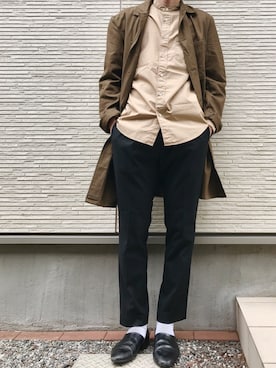 「SHARE PARK（シェアパーク）のアイテム」を使った、tagさん（メンズ・180cm）の春コーディネート