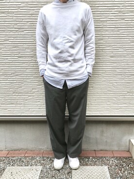 「SHARE PARK（シェアパーク）のアイテム」を使った、tagさん（メンズ・180cm）の春コーディネート