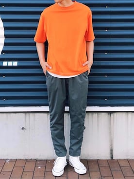 「SHARE PARK（シェアパーク）のアイテム」を使った、tagさん（メンズ・180cm）の春コーディネート