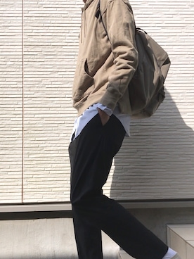 「SHARE PARK（シェアパーク）のアイテム」を使った、tagさん（メンズ・180cm）の春コーディネート