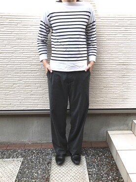 「SHARE PARK（シェアパーク）のアイテム」を使った、tagさん（メンズ・180cm）の春コーディネート