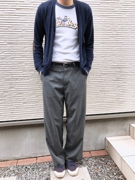「SHARE PARK（シェアパーク）のアイテム」を使った、tagさん（メンズ・180cm）の春コーディネート
