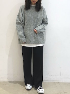 「koe（コエ）のアイテム」を使った、ありさんさん（レディース・145cm）の秋コーディネート
