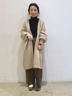 「koe（コエ）のアイテム（トップス）」を使った、ありさんさん（レディース・145cm）の冬コーディネート