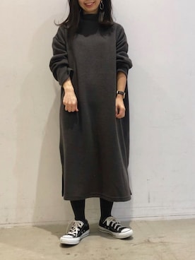 「koe（コエ）のアイテム」を使った、ありさんさん（レディース・145cm）の冬コーディネート