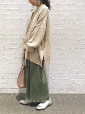 「koe（コエ）のアイテム」を使った、ありさんさん（レディース・145cm）の冬コーディネート