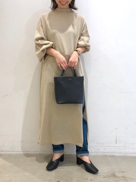 「koe（コエ）のアイテム」を使った、ありさんさん（レディース・145cm）の冬コーディネート