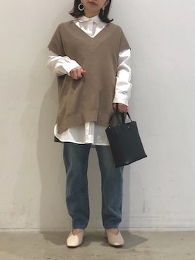「koe（コエ）のアイテム（パンプス）」を使った、ありさんさん（レディース・145cm）の春コーディネート