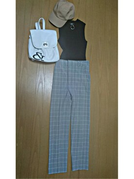 「Sariah（サリア）のアイテム」を使った、aniaさん（レディース・154cm）の夏コーディネート