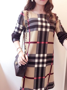 「tocco（トッコ）のアイテム（ワンピース/ドレス）」を使った、marina ♡さん（レディース・159cm）の冬コーディネート