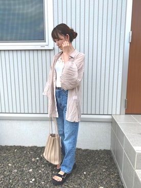 「fifth（フィフス）のアイテム（キャミソール）」を使った、marina ♡さん（レディース・159cm）の秋コーディネート