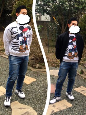 「HYSTERIC GLAMOUR（ヒステリックグラマー）のアイテム（ナイロンジャケット）」を使った、あすぱらさん（メンズ・162cm）の春コーディネート