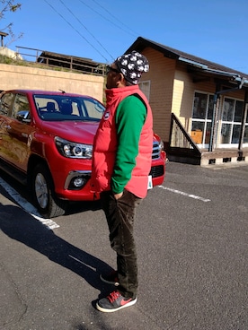 あずきだいずすみれさん（メンズ・171cm）の冬コーディネート