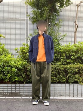 「confect（コンフォクト）のアイテム（ジャケット/アウター）」を使った、ジョージさん（メンズ・183cm）の春コーディネート