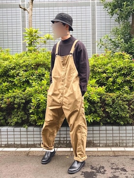 「ワーク」｜「アイテム（スリッポン）」を使った、ジョージさん（メンズ・183cm）の春コーディネート