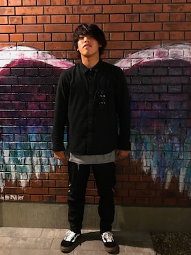 「VONZIPPER（ボンジッパー）のアイテム」を使った、Ryunosuke Furutaさん（メンズ・175cm）の秋コーディネート