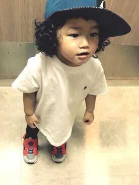 m.さん(キッズ・90cm)の夏コーディネート