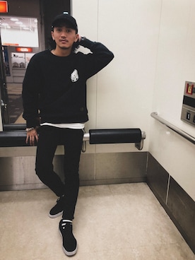 「ROUGH and RUGGED（ラフアンドラゲッド）のアイテム」を使った、Gen Aizawaさん（メンズ・178cm）の秋コーディネート