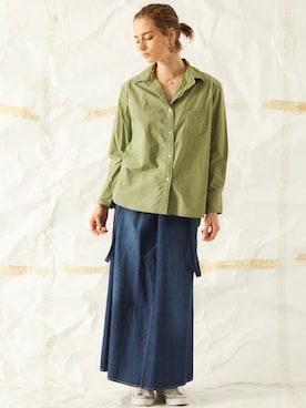 「シャツイン」｜Chaco closet officialさん（レディース）の春コーディネート