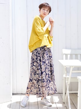 「Chaco closet（チャコ クローゼット）のアイテム」を使った、Chaco closet officialさん（レディース・163cm）の春コーディネート