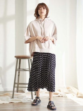 「Chaco closet（チャコ クローゼット）のアイテム」を使った、Chaco closet officialさん（レディース・165cm）の夏コーディネート